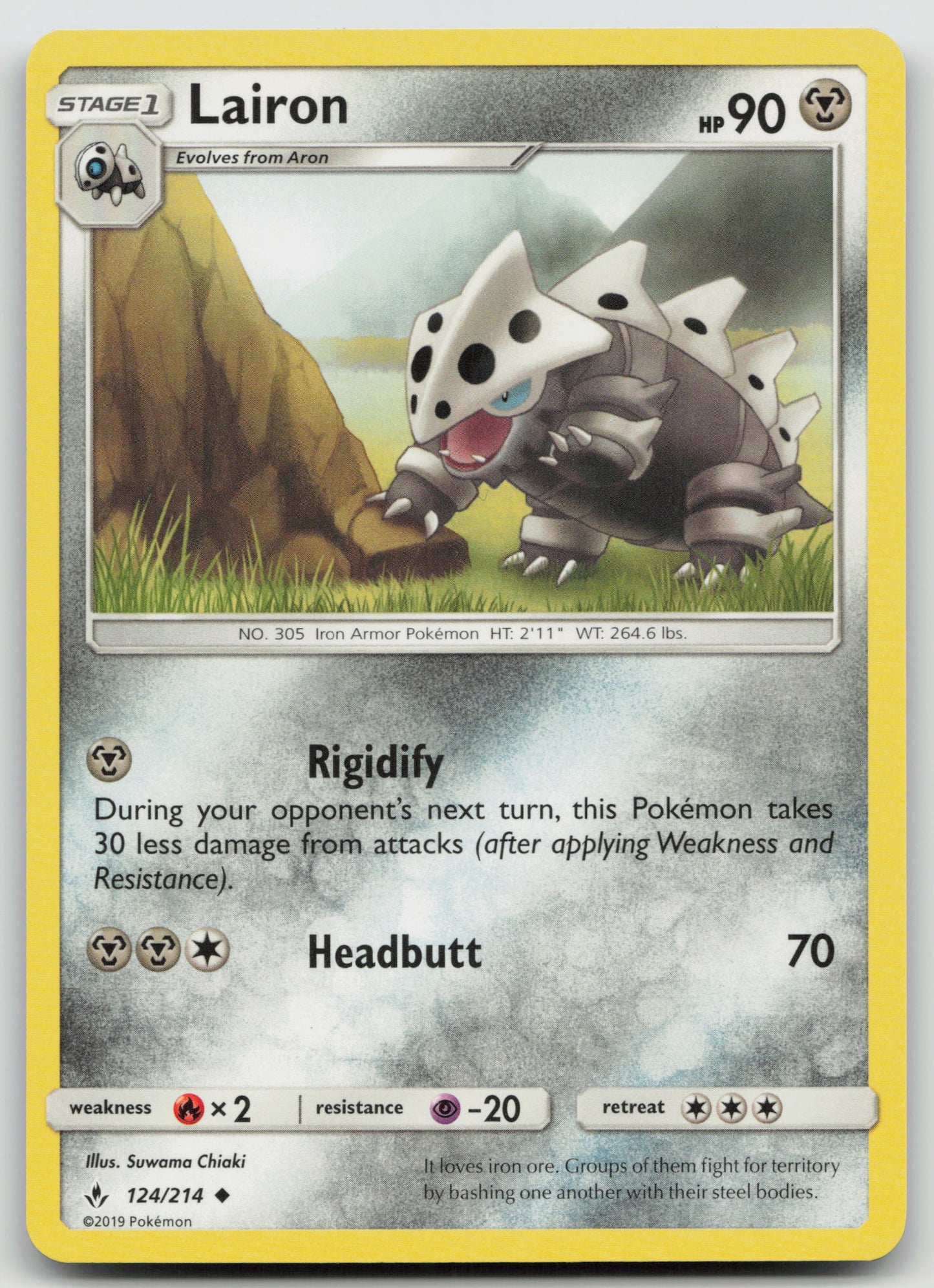 Lairon Uncommon Normal SM10 124/214 NM