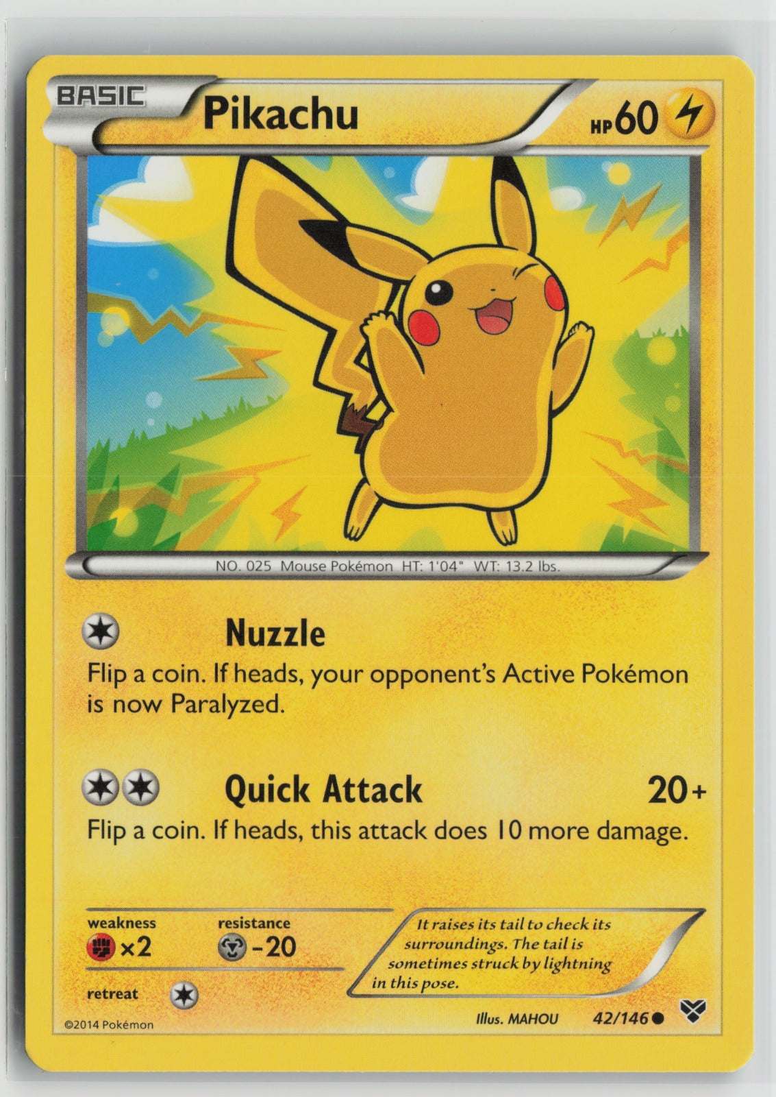 Pikachu Common XY 42/146 NM