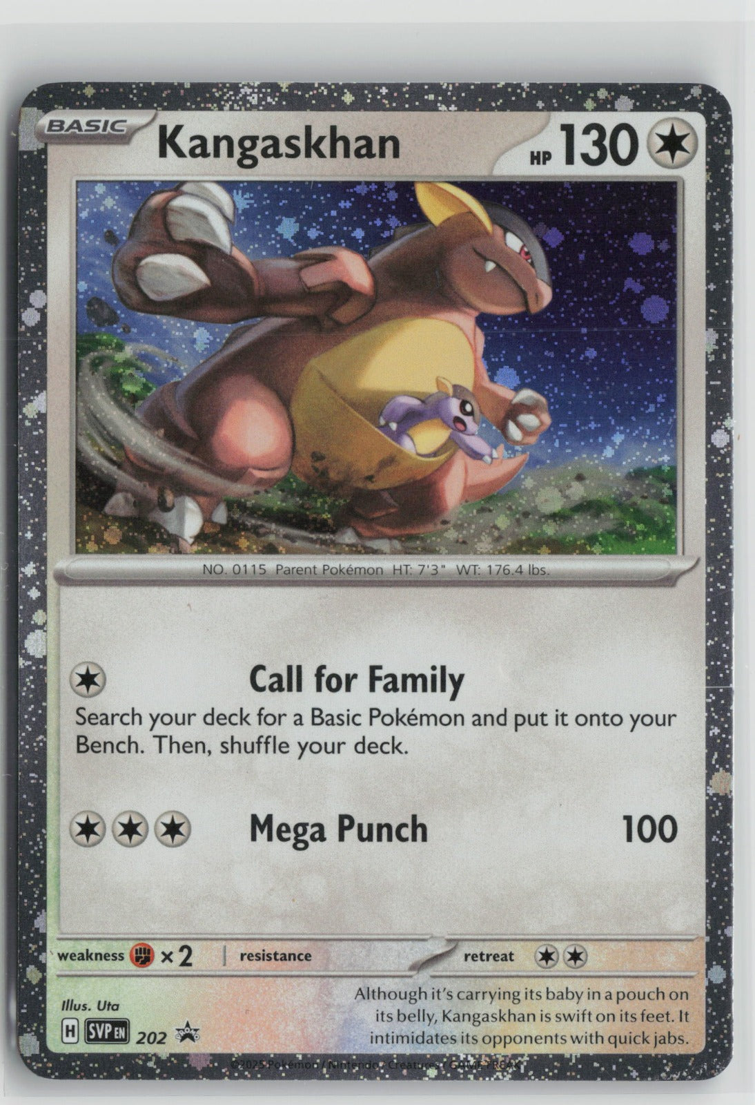 Kangaskhan - (Cosmos Holo) Holo Rare SVP 202 NM