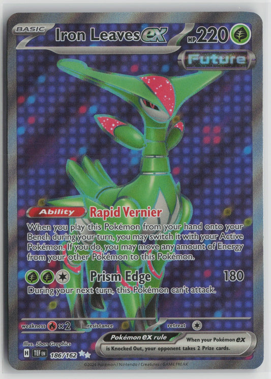 Iron Leaves ex - Ultra Rare Holo TEF 186/162 NM