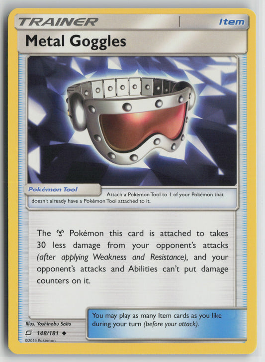 Metal Goggles Uncommon SM - Team Up 148/181 NM