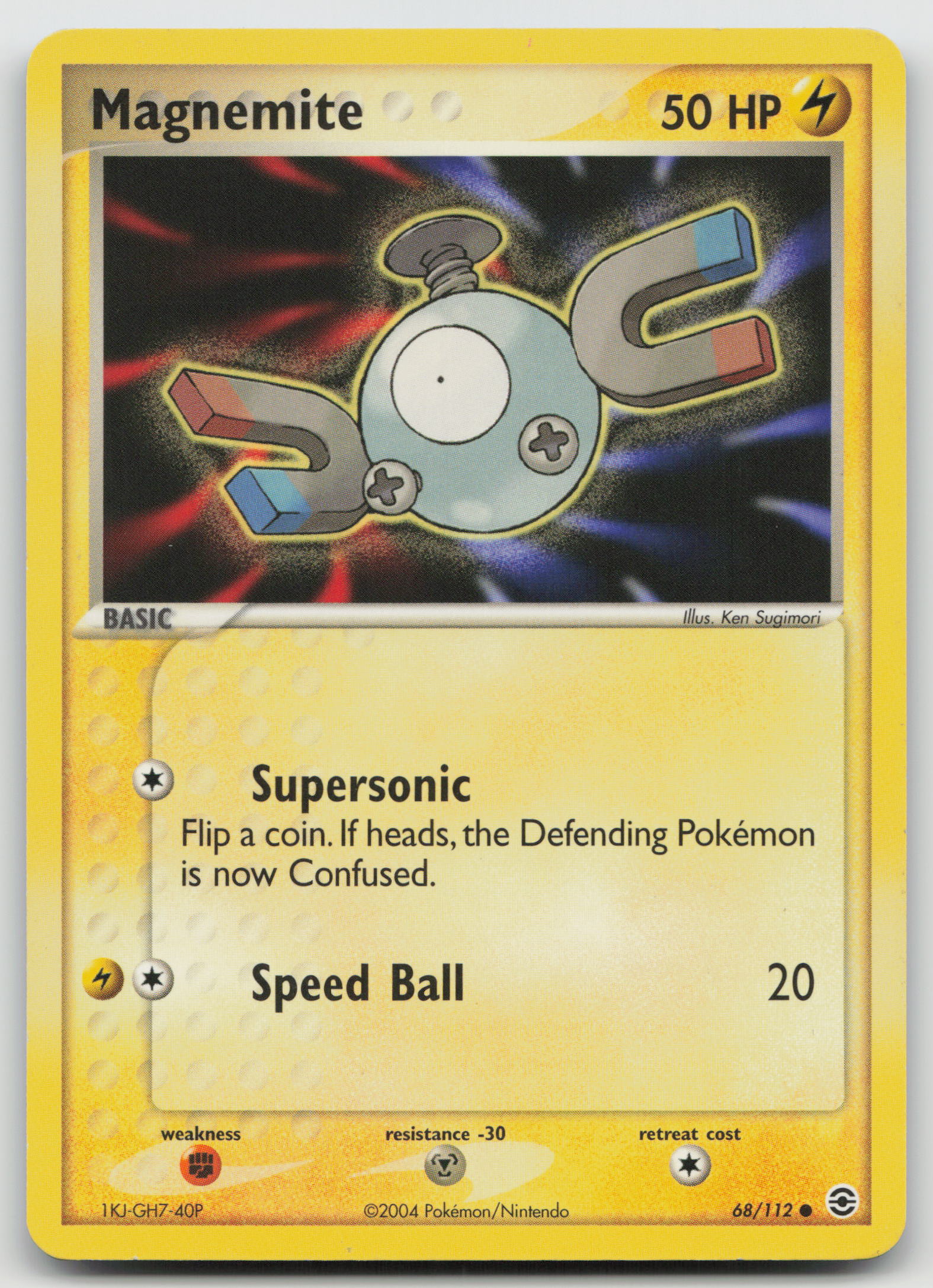Magnemite Common Normal RG 68/112 LP