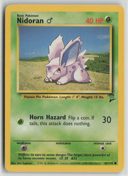 Nidoran M Common BS2 083/130 LP