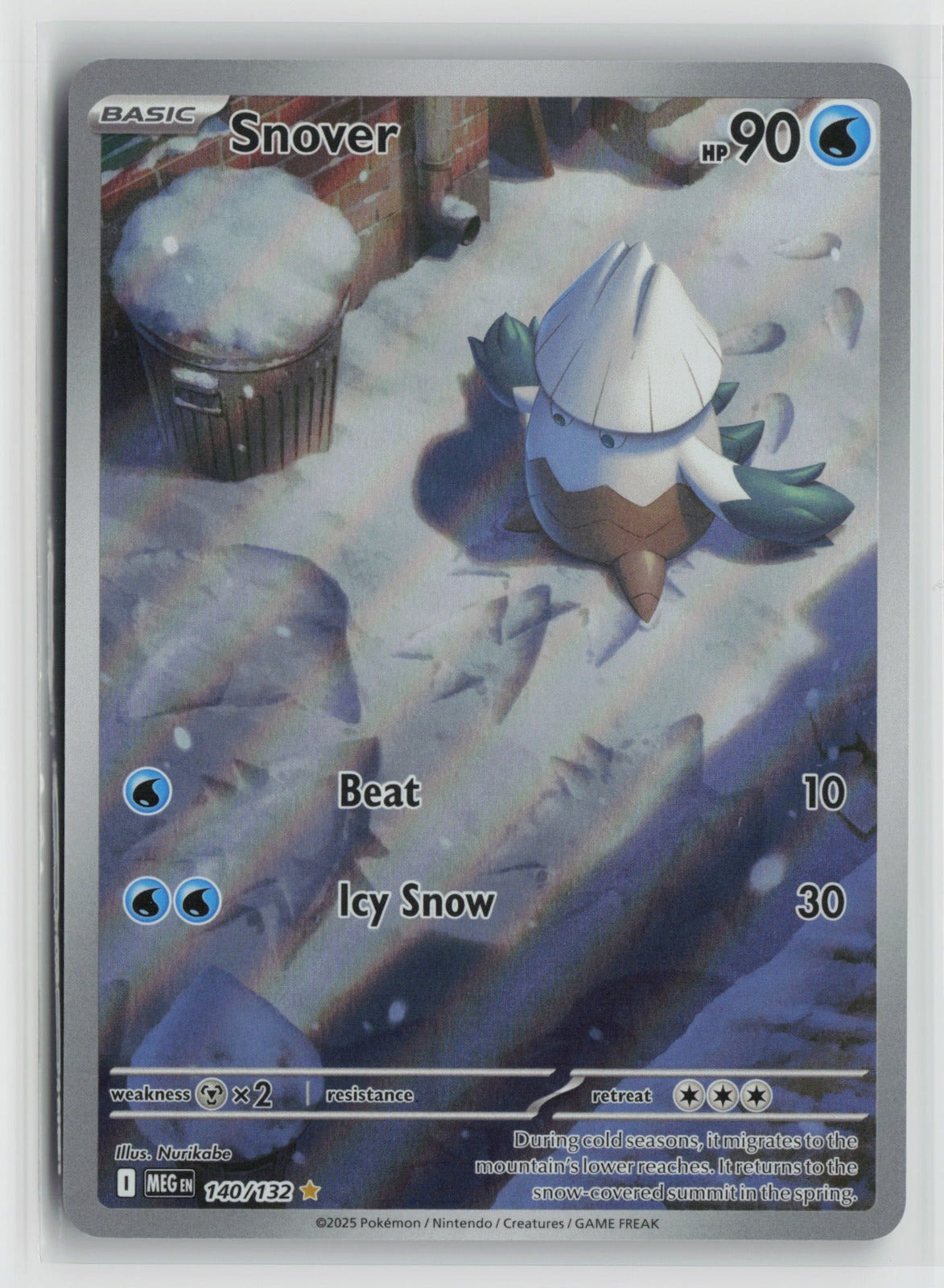 Snover - Illustration Rare Holo MEG 140/132 NM
