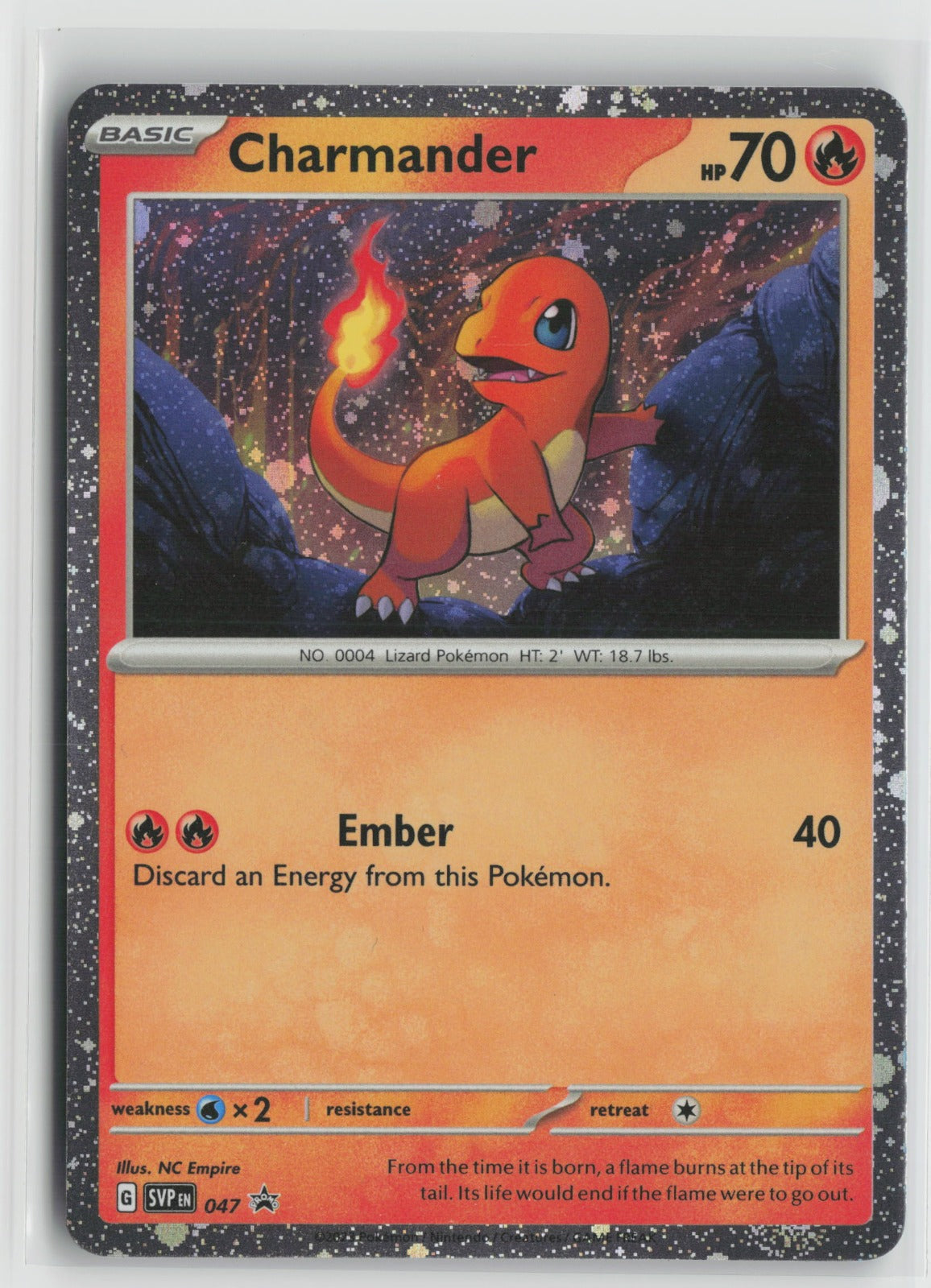 Charmander - (Cosmos Holo) Promo Holo SVP 047 NM
