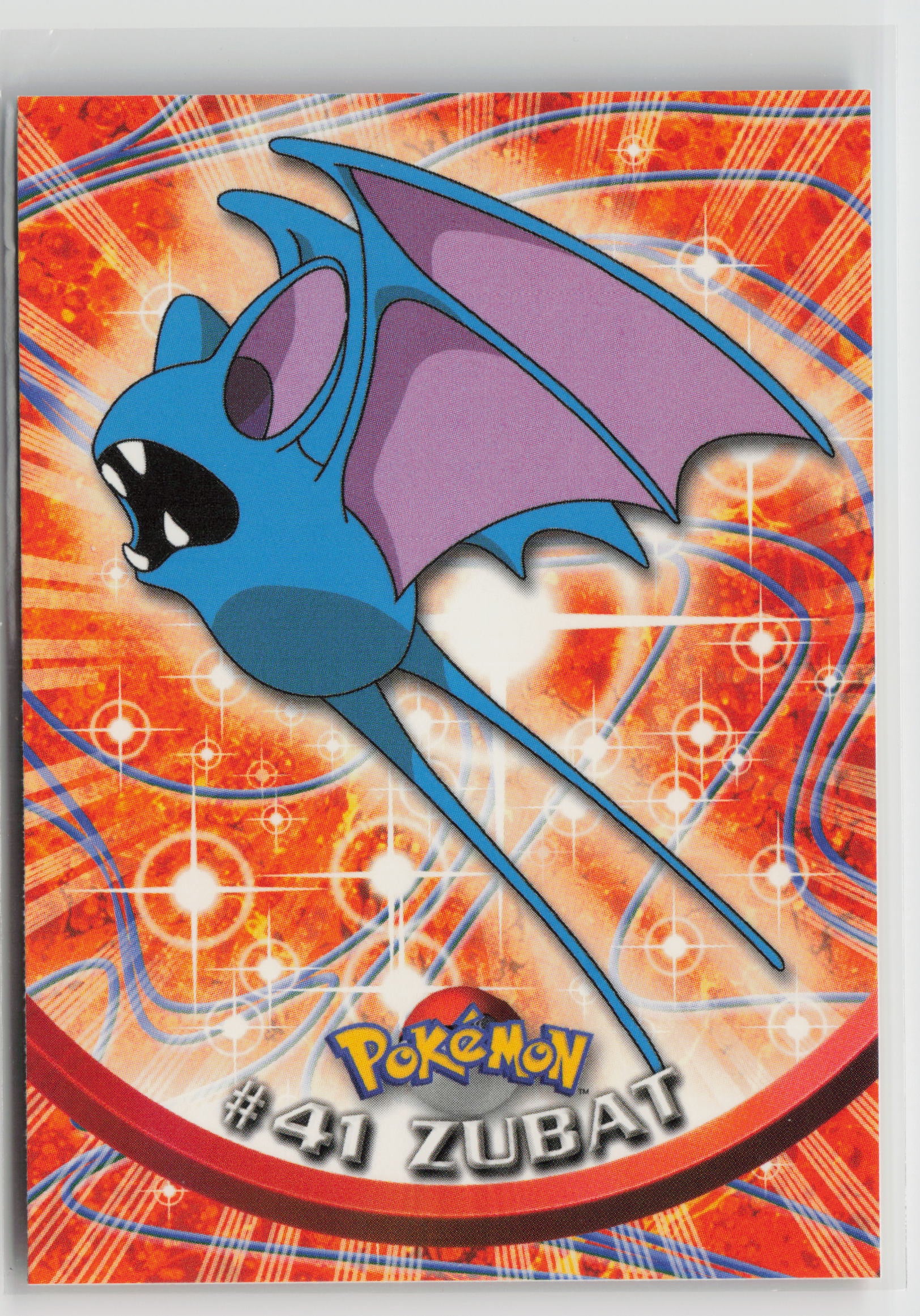 Zubat #41 Topps TV Animation Series 1999 Non-Holo NM