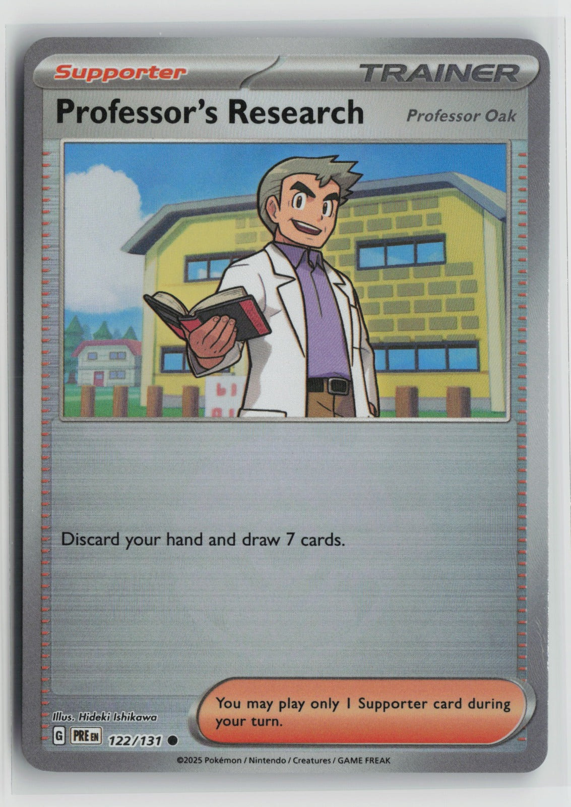 Professor's Research [Professor Oak] Poke Ball Pattern  Holo PRE 122/131 NM