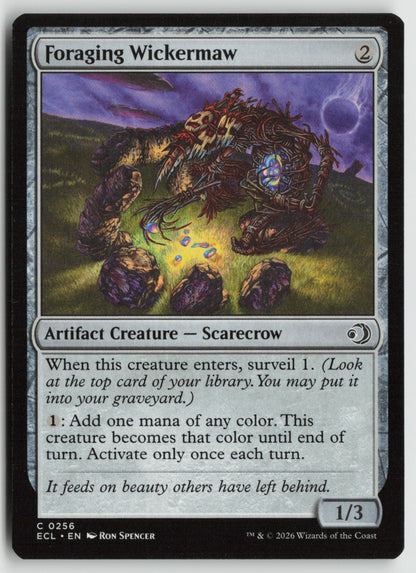 Foraging Wickermaw C ECL 256 NM