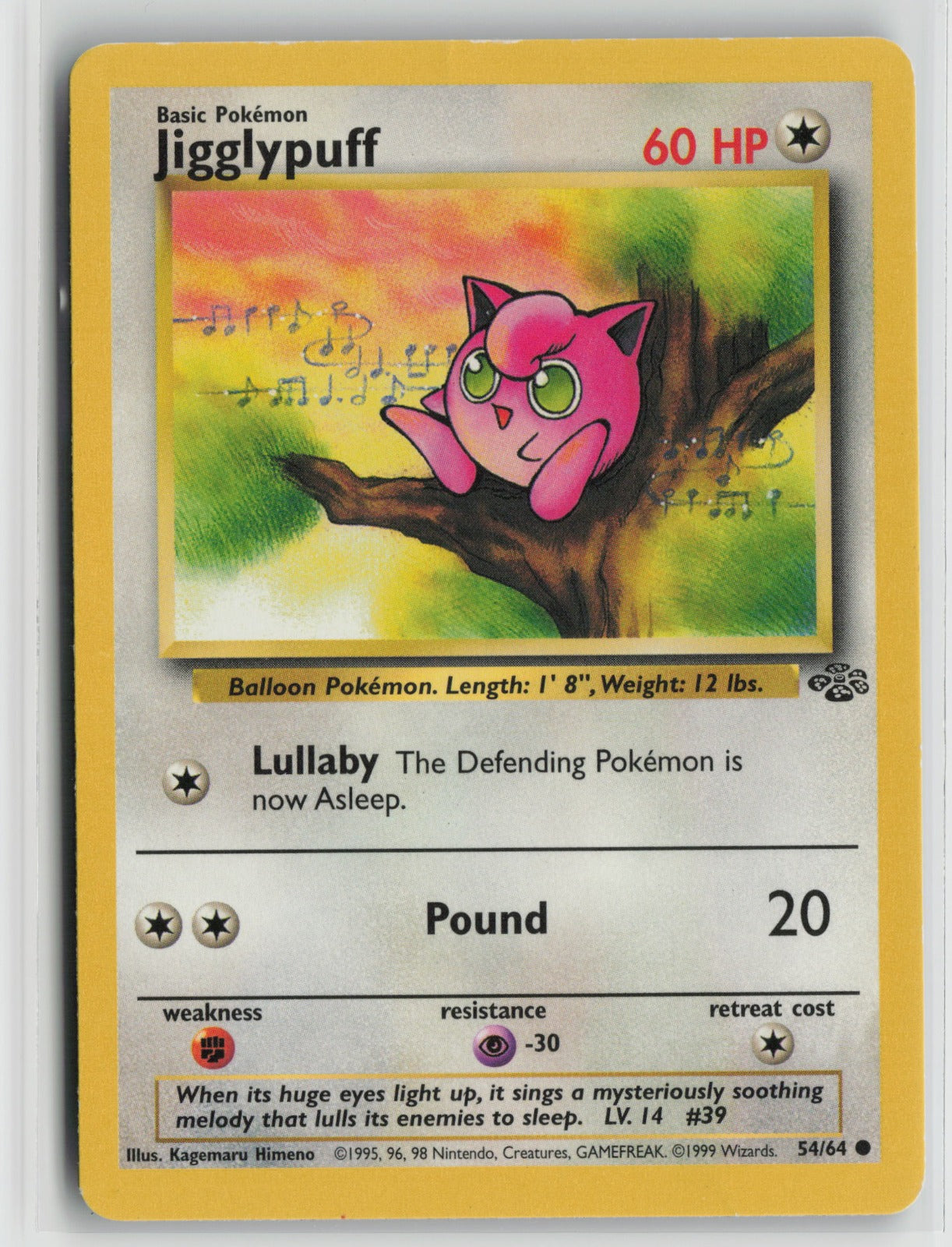 Jigglypuff Common Unlimited JU 54/64 MP