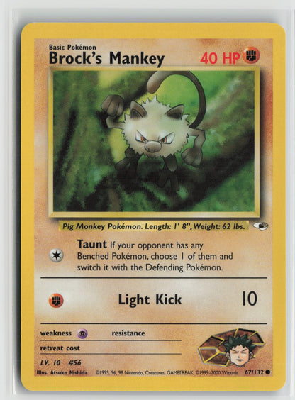 Brock's Mankey (67) Common Unlimited G1 067/132 NM
