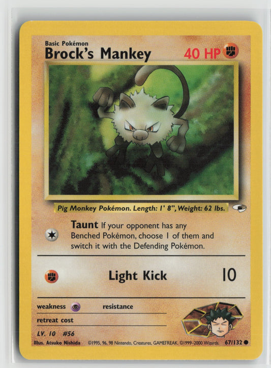 Brock's Mankey (67) Common Unlimited G1 067/132 NM