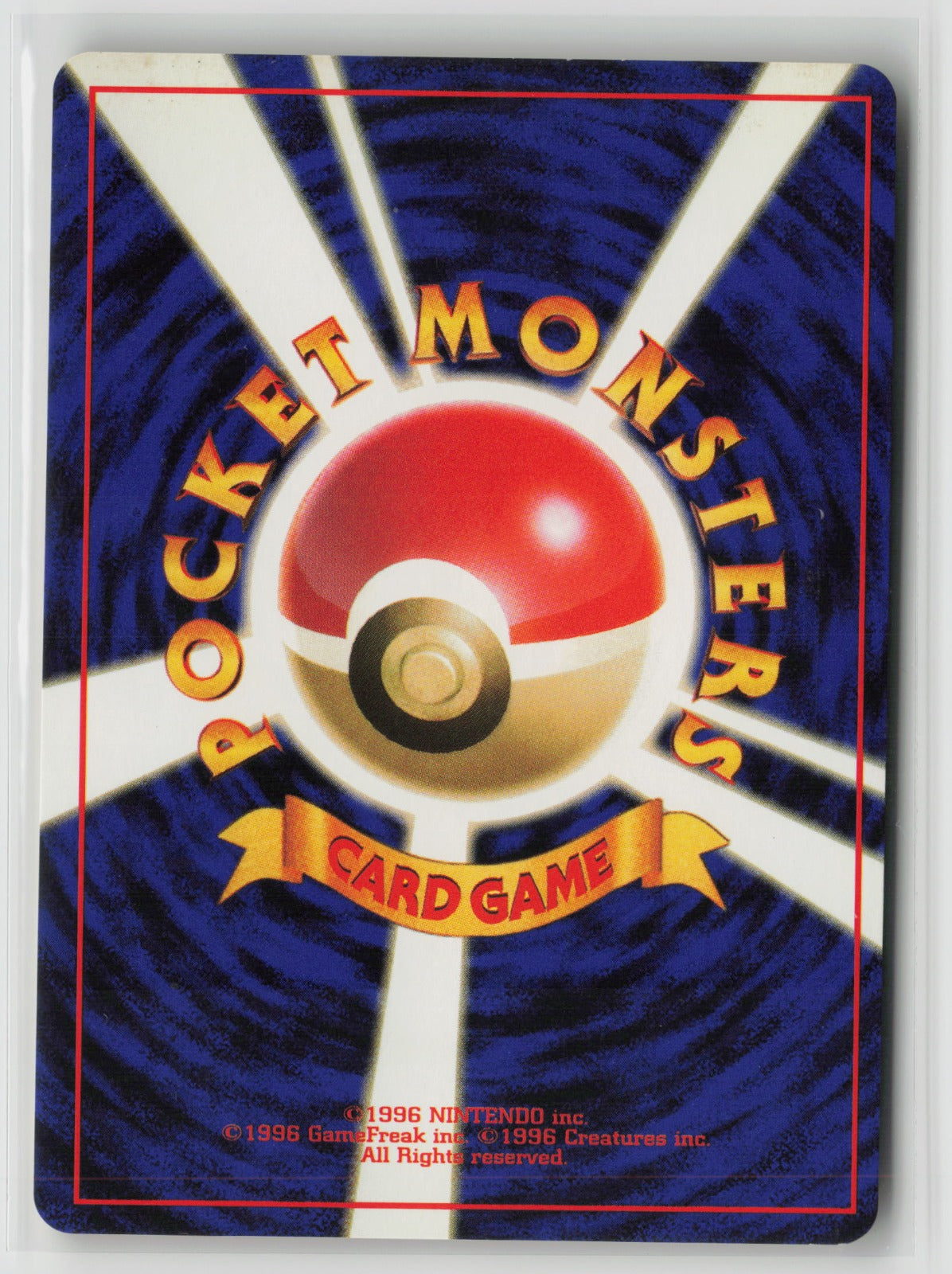 Lt. Surge's Raichu Holo Rare NM (Back)
