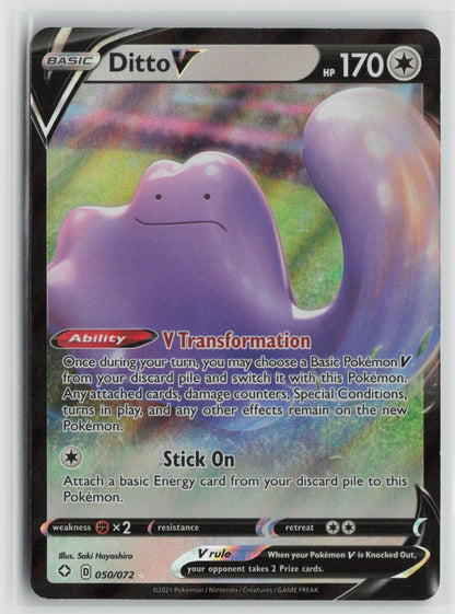 Ditto V Ultra Rare Holo SHF 050/072 NM