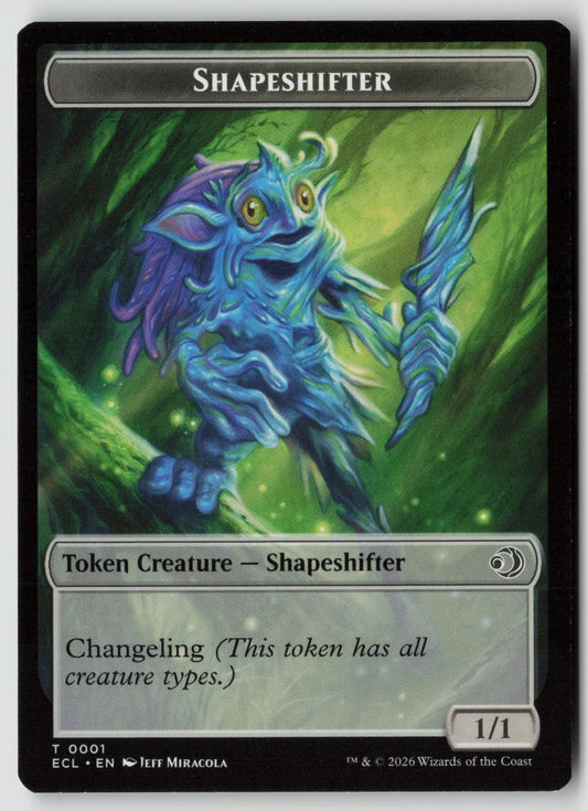 Merfolk // Worm Double-Sided Token T ECL 8 // 9 NM (Back)