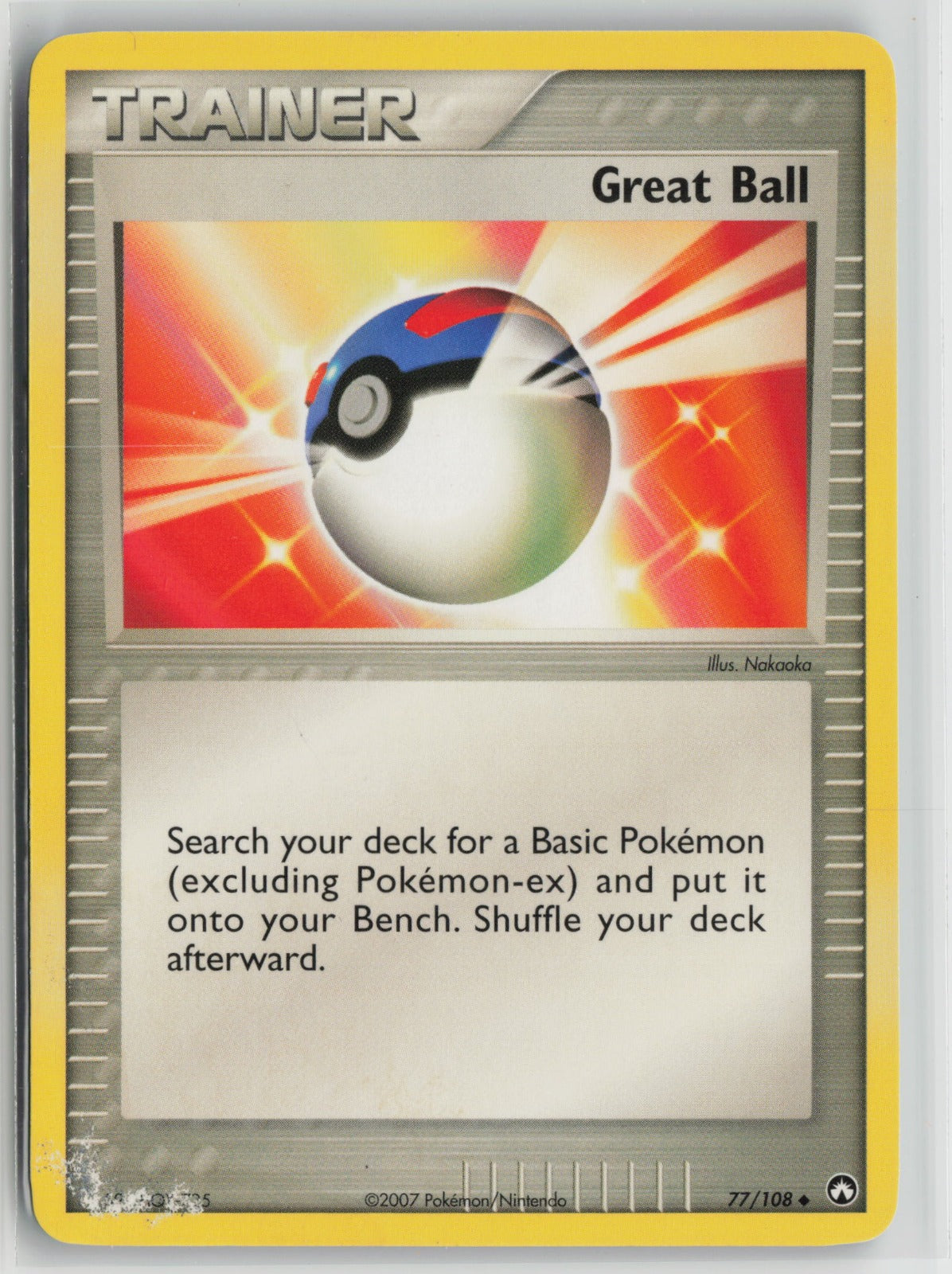 Great Ball Uncommon PK 77/108 DMG