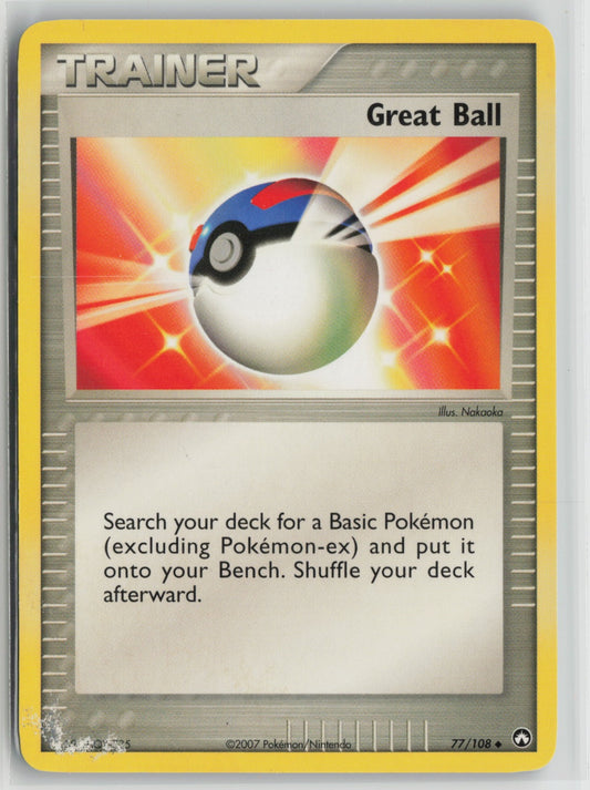 Great Ball Uncommon PK 77/108 DMG