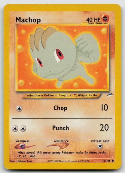 Machop Common Unlimited N4 073/105 NM