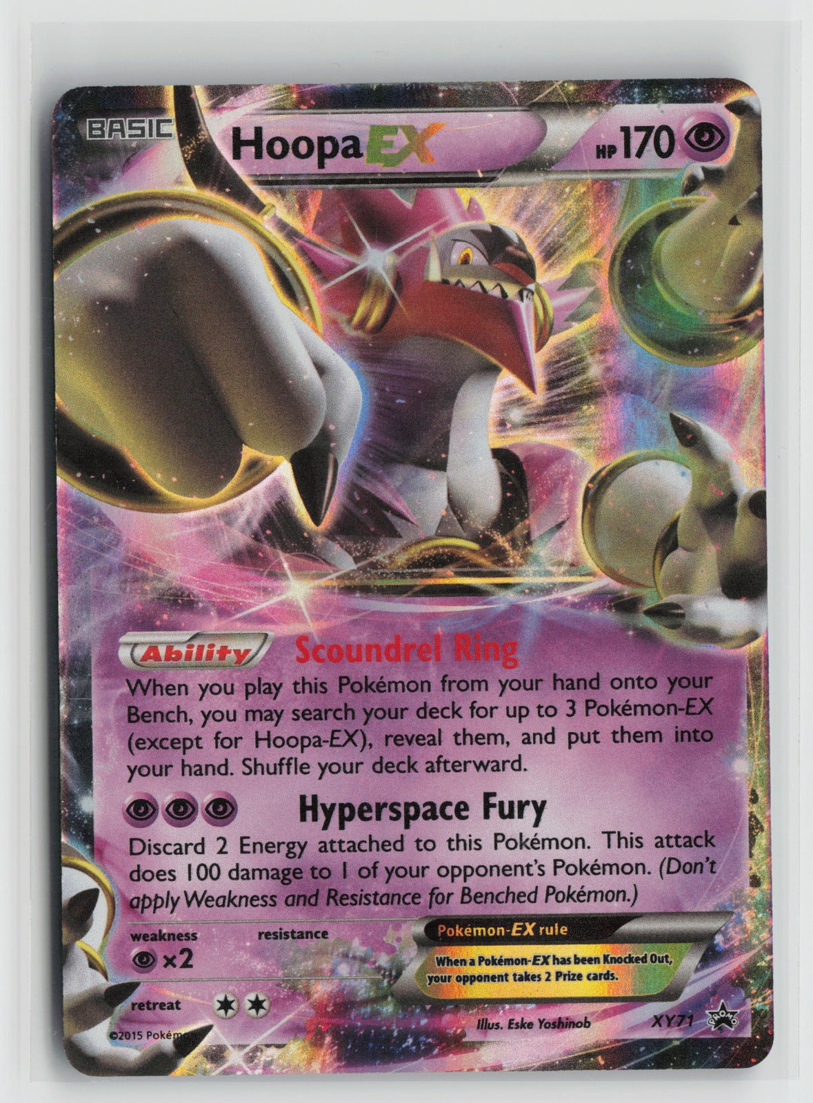 Hoopa EX Promo Holo PR XY71 HP