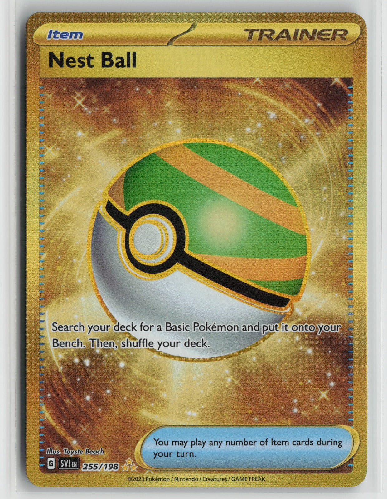 Nest Ball Hyper Rare Holo SVI 255/198 NM