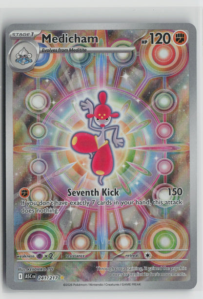Medicham - Illustration Rare Holo ASC 241/217 NM