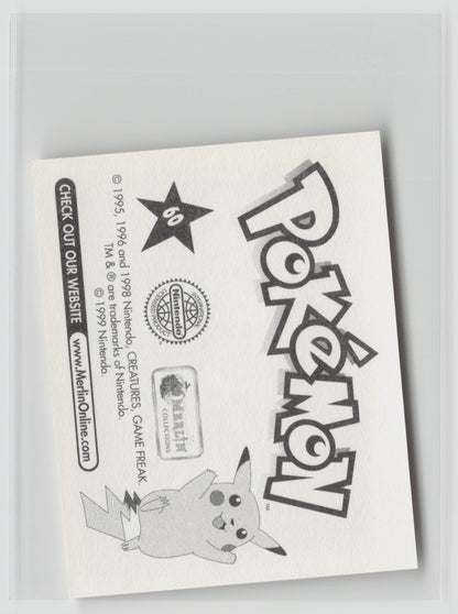 Poliwag - Merlin Topps Sticker 1999 #60 NM (Back)