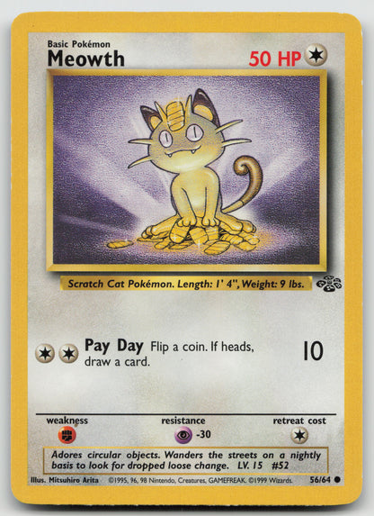Meowth Common Unlimited JU 56/64 HP