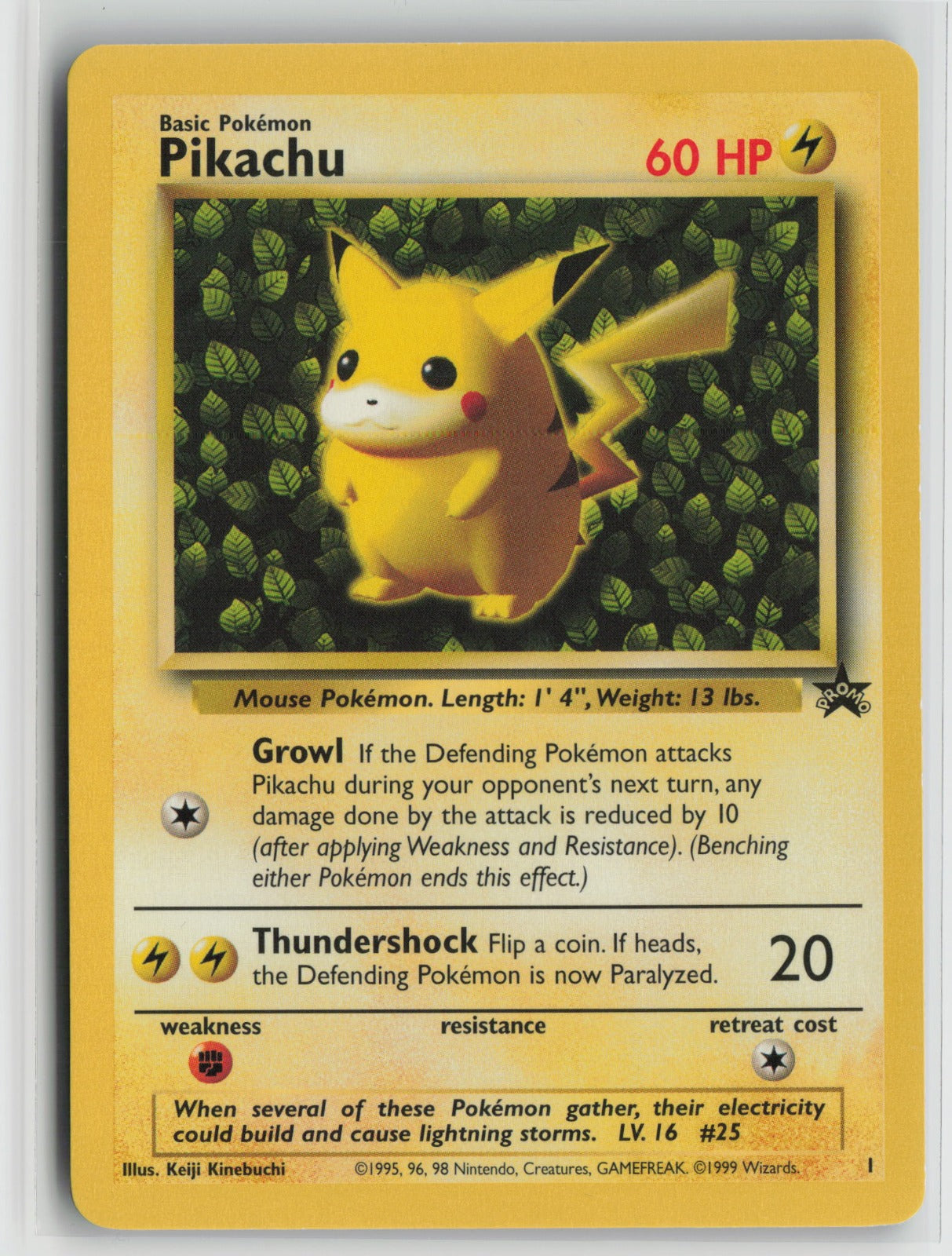 Pikachu (1) Promo PR 01/53 LP