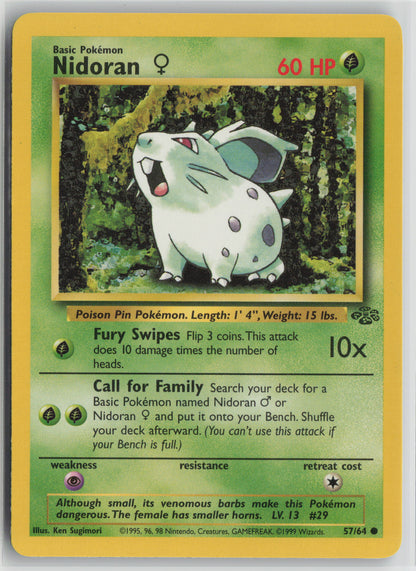 Nidoran F Common Unlimited JU 57/64 LP