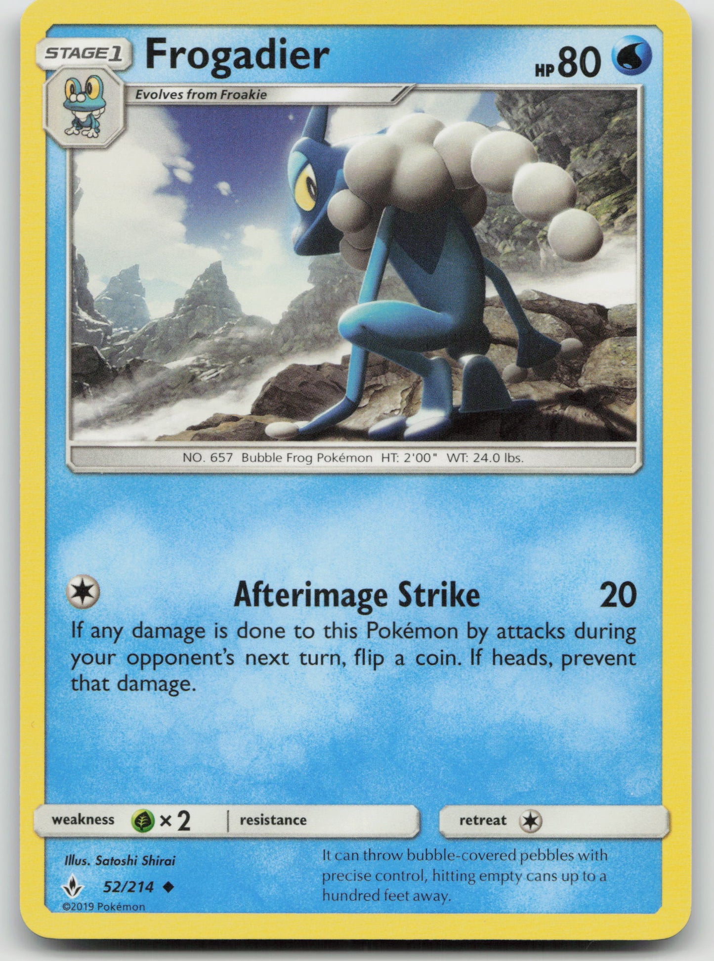 Frogadier Uncommon Normal SM10 52/214 NM