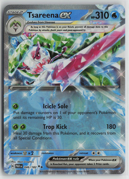 Tsareena ex - Double Rare Holo PAR 046/182 NM