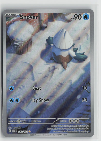 Snover - Illustration Rare Holo MEG 140/132 NM