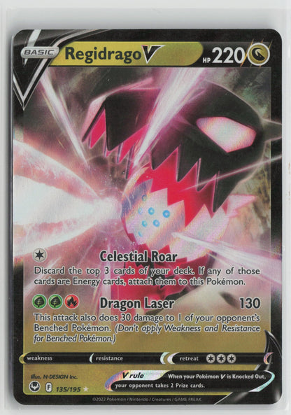 Regidrago V Ultra Rare Holo SWSH12 135/195 NM