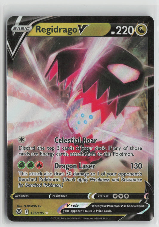 Regidrago V Ultra Rare Holo SWSH12 135/195 NM