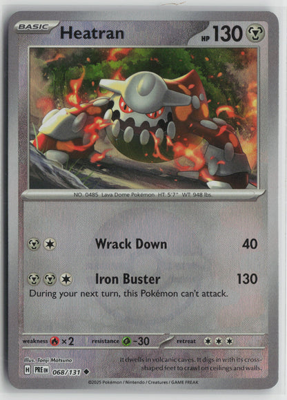 Heatran (Poke Ball Pattern) Uncommon SV: Prismatic Evolutions 068/131 NM
