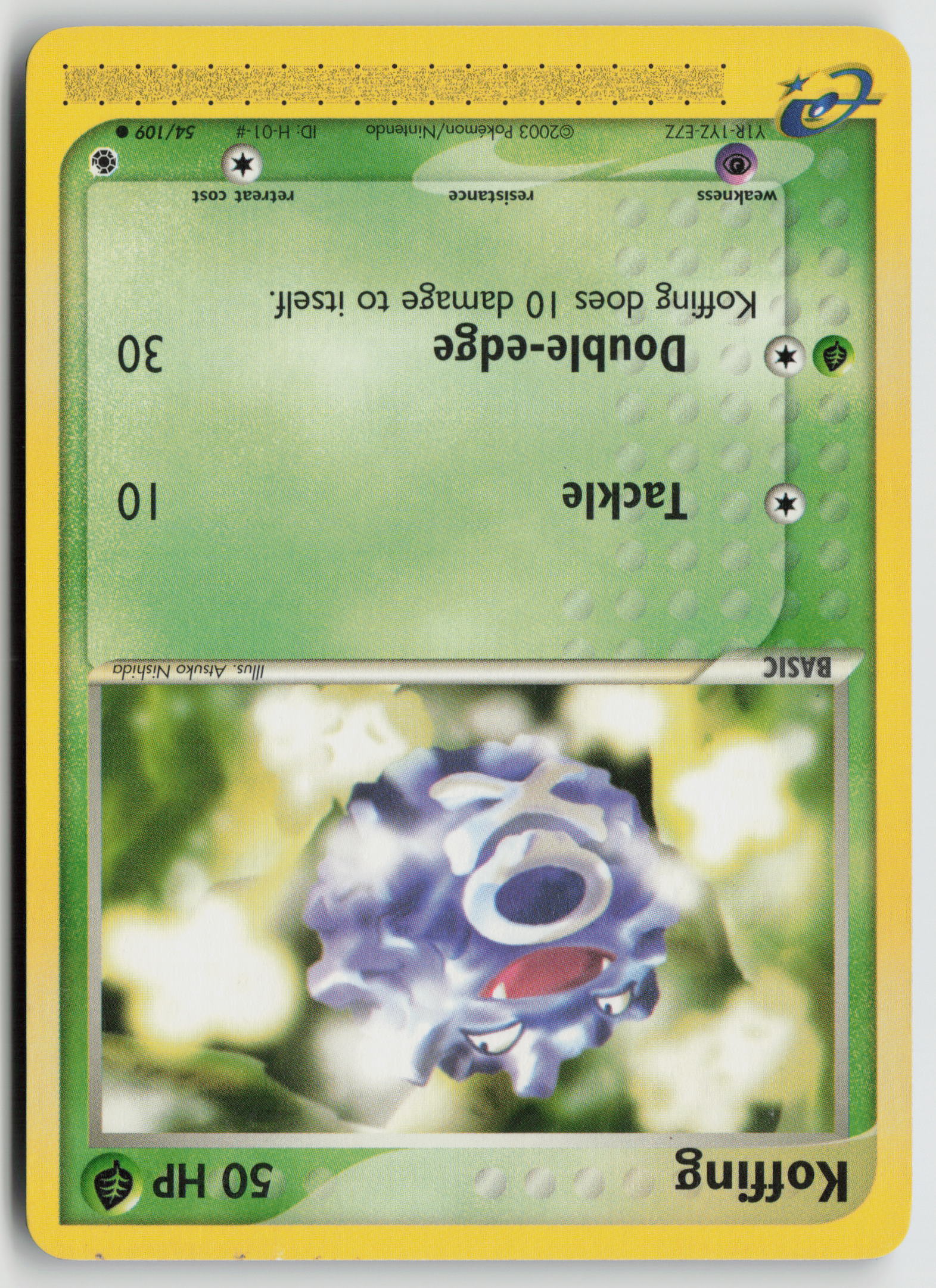 Koffing Common Ruby and Sapphire 54/109 MP