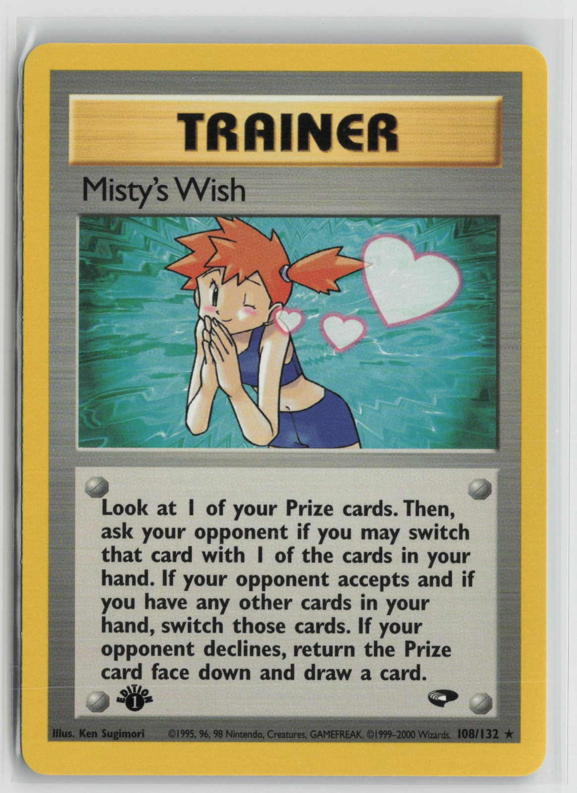 Misty's Wish Rare 1st Edition G2 108/132 NM
