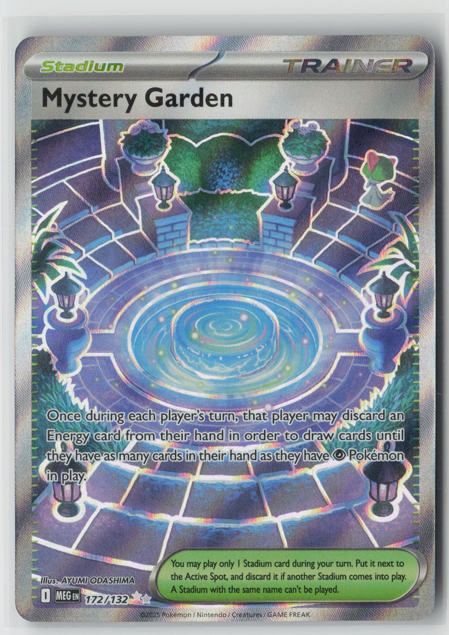 Mystery Garden Ultra Rare ME01: Mega Evolution 172/132 NM