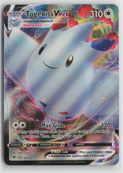 Togekiss VMAX Ultra Rare Holo SWSH04 141/185 NM