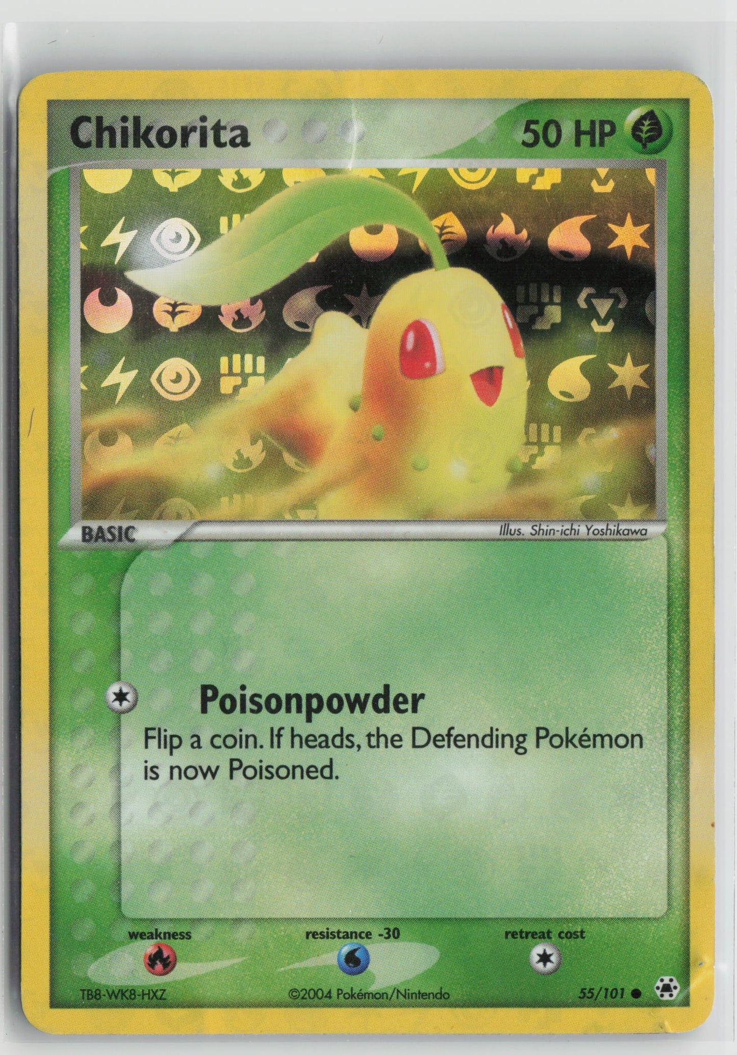Chikorita Common Hidden Legends 55/101 MP