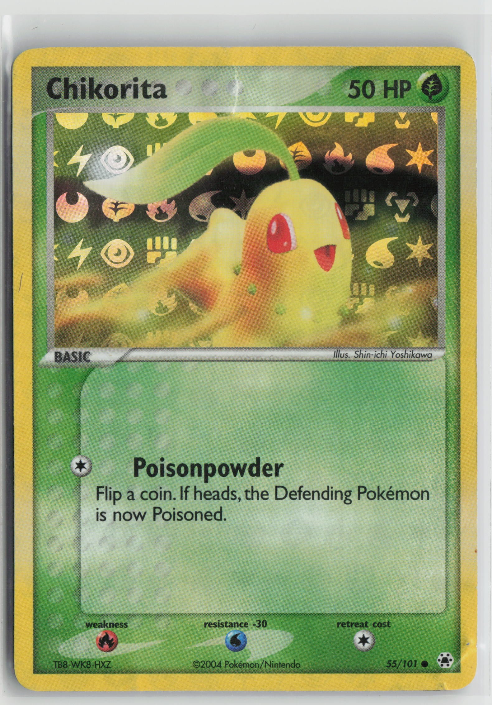 Chikorita Common Hidden Legends 55/101 MP