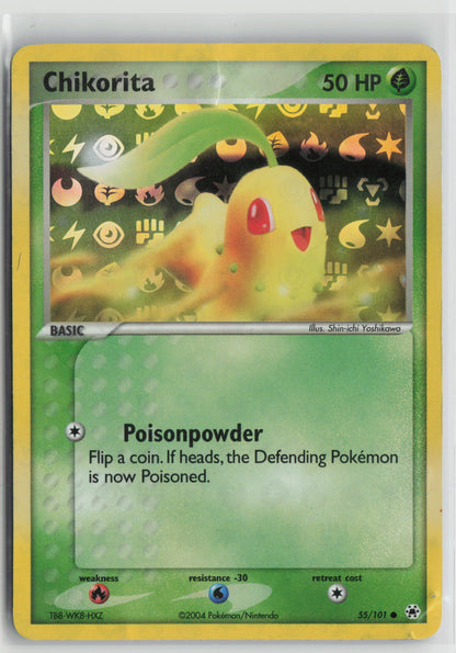 Chikorita Common Hidden Legends 55/101 MP