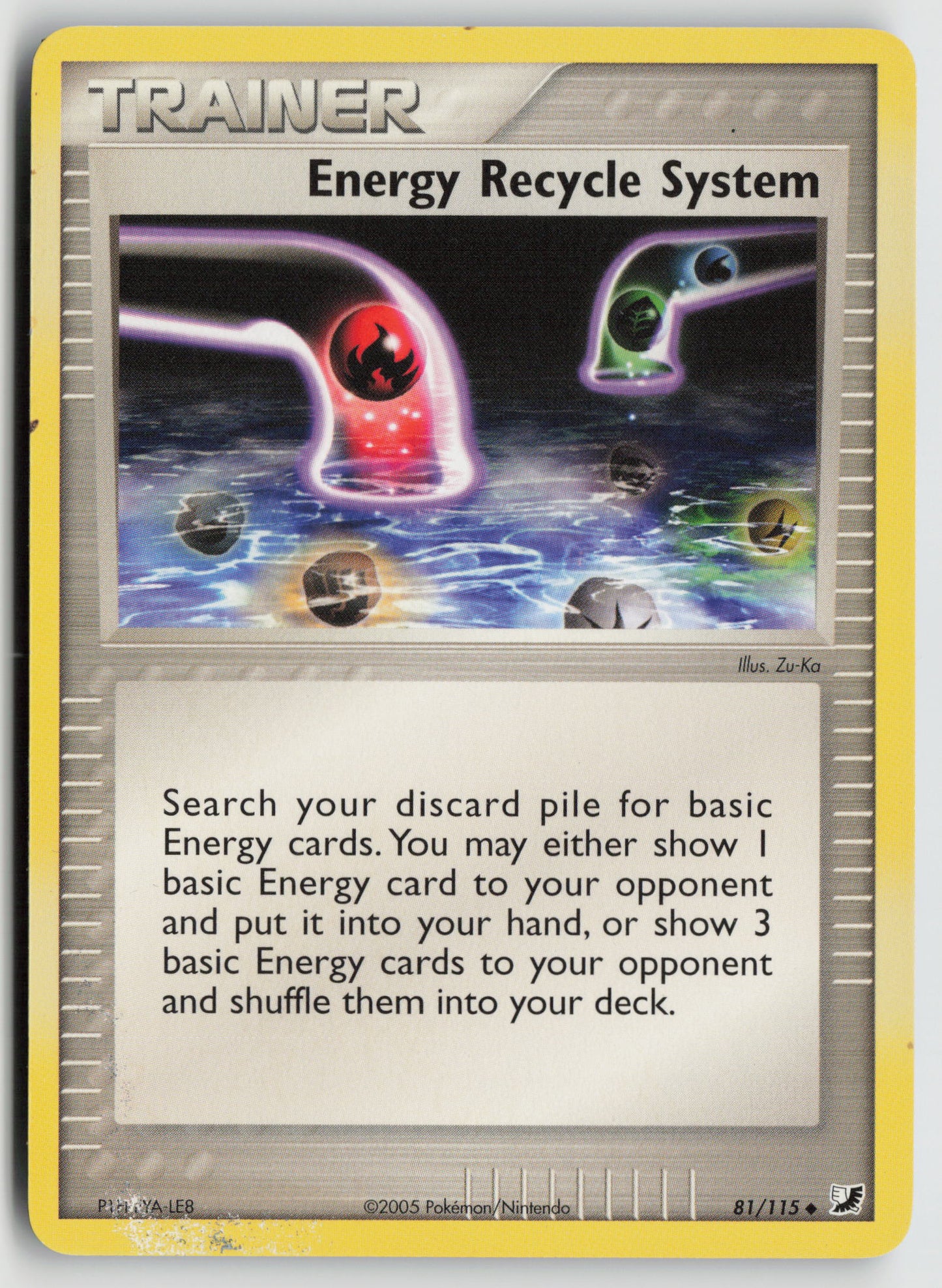 Energy Recycle System Uncommon Unseen Forces 81/115 DMG