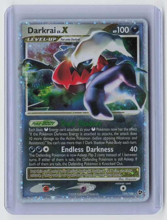 Darkrai LV.X Ultra Rare Great Encounters 104/106 LP
