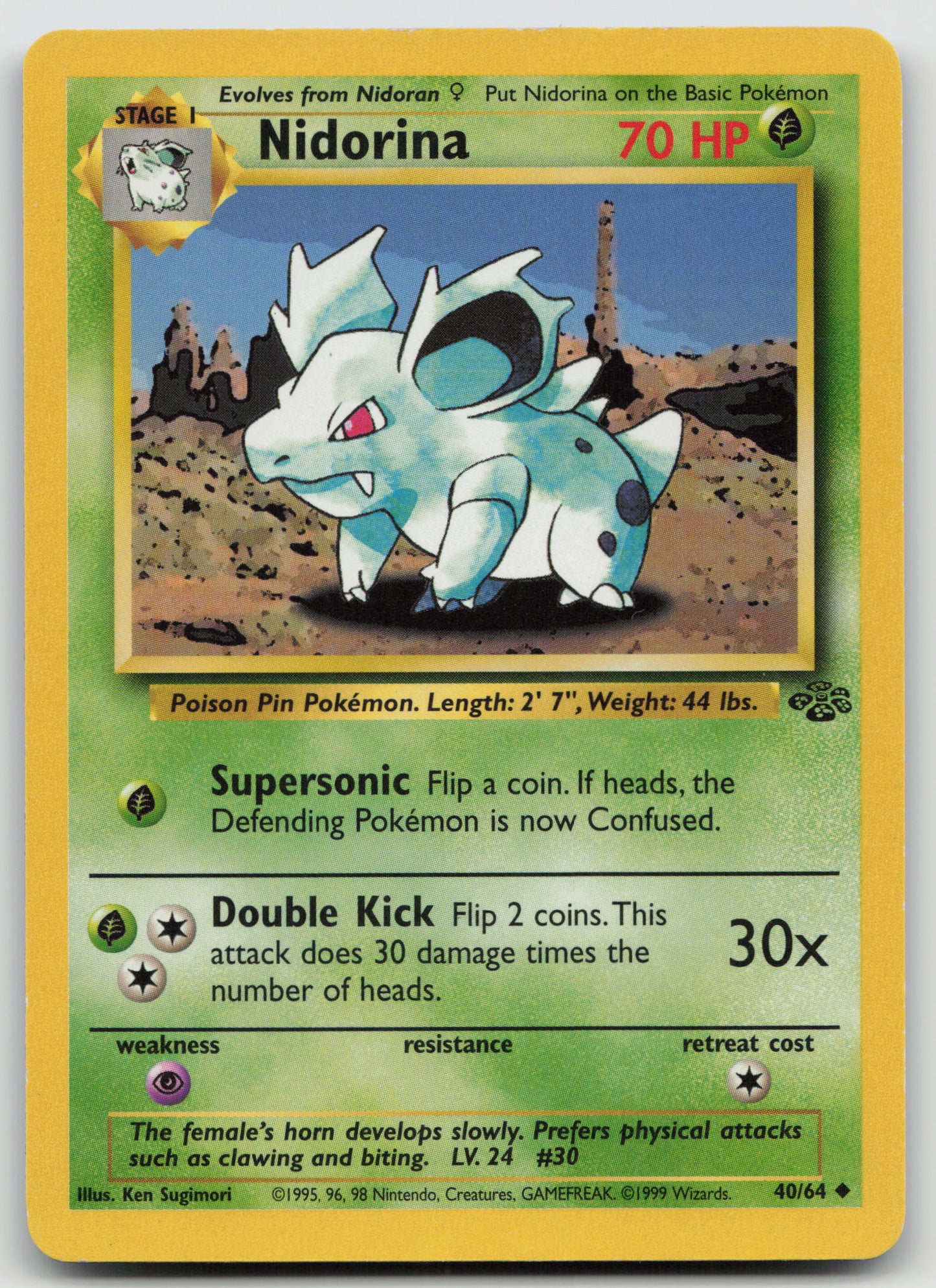 Nidorina Uncommon Unlimited JU 40/64 MP