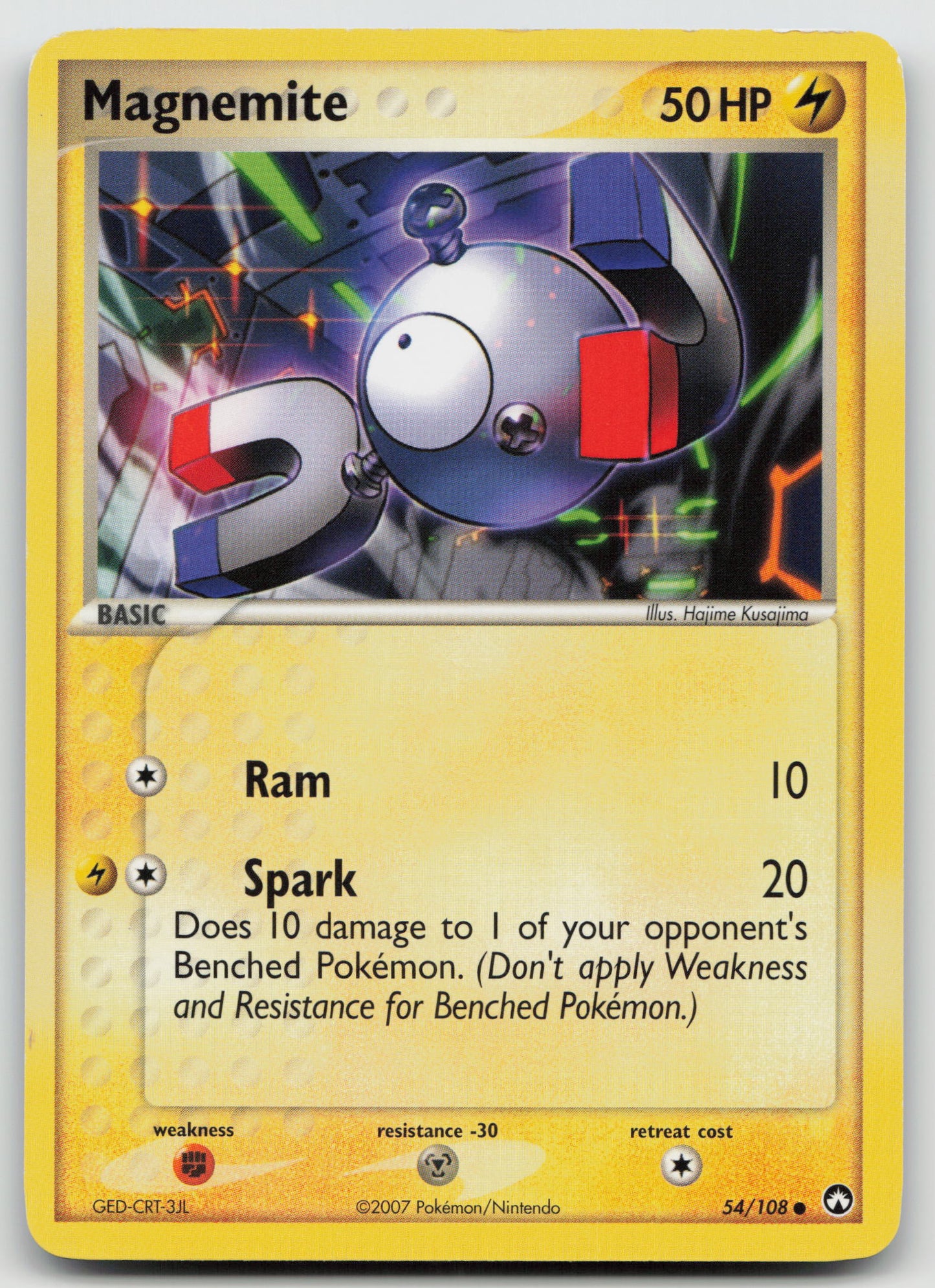 Magnemite Common Normal PK 54/108 NM
