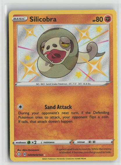 Silicobra Shiny Holo Rare SHFSV SV070/SV122 NM