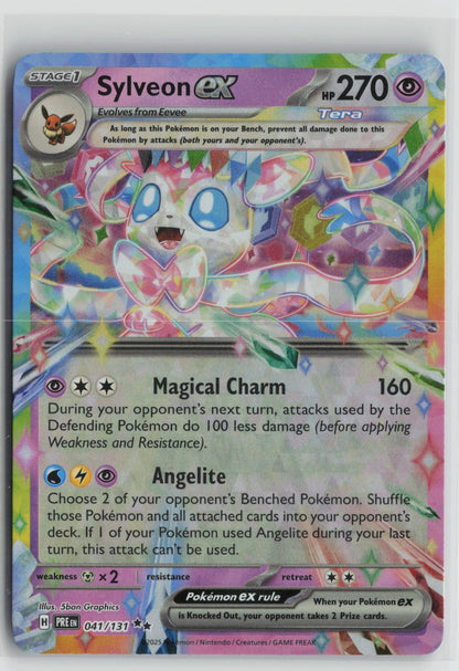 Sylveon ex - Double Rare Holo PRE 041/131 NM