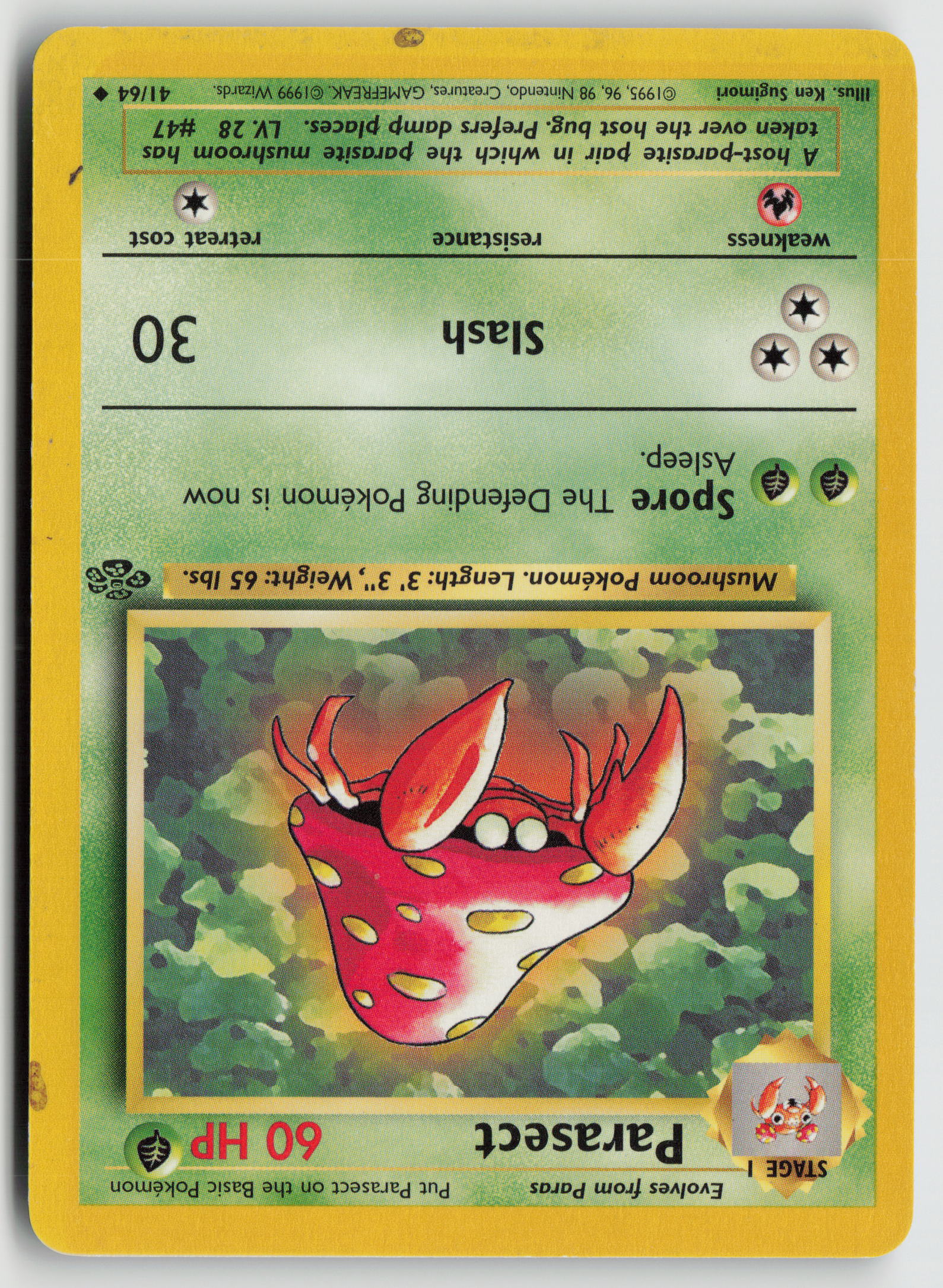 Parasect Uncommon Jungle 41/64 MP
