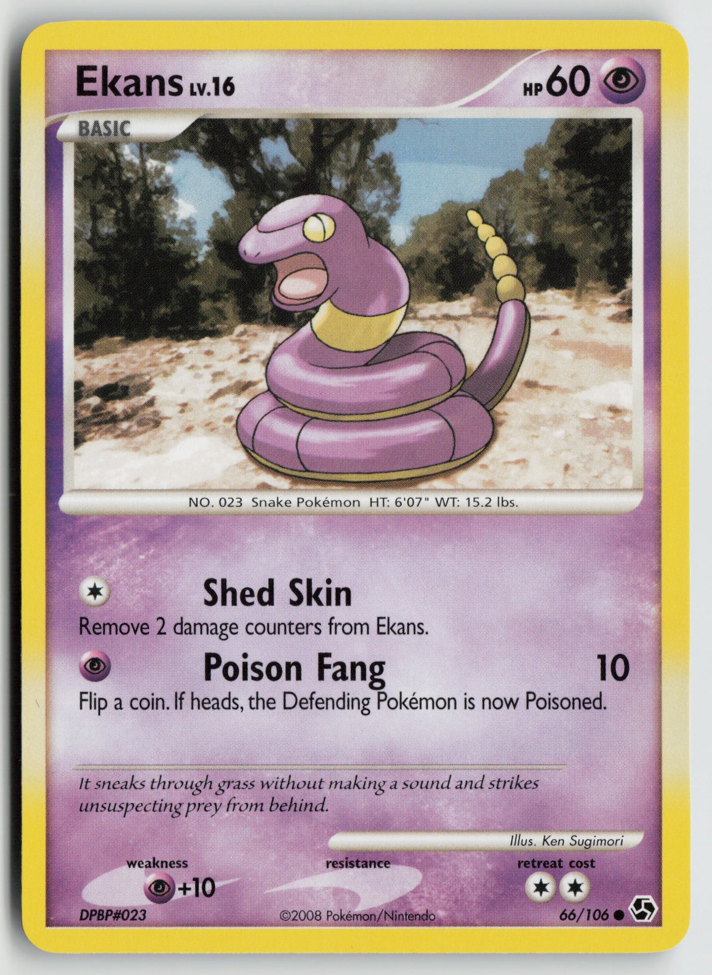 Ekans Common Great Encounters 66/106 NM
