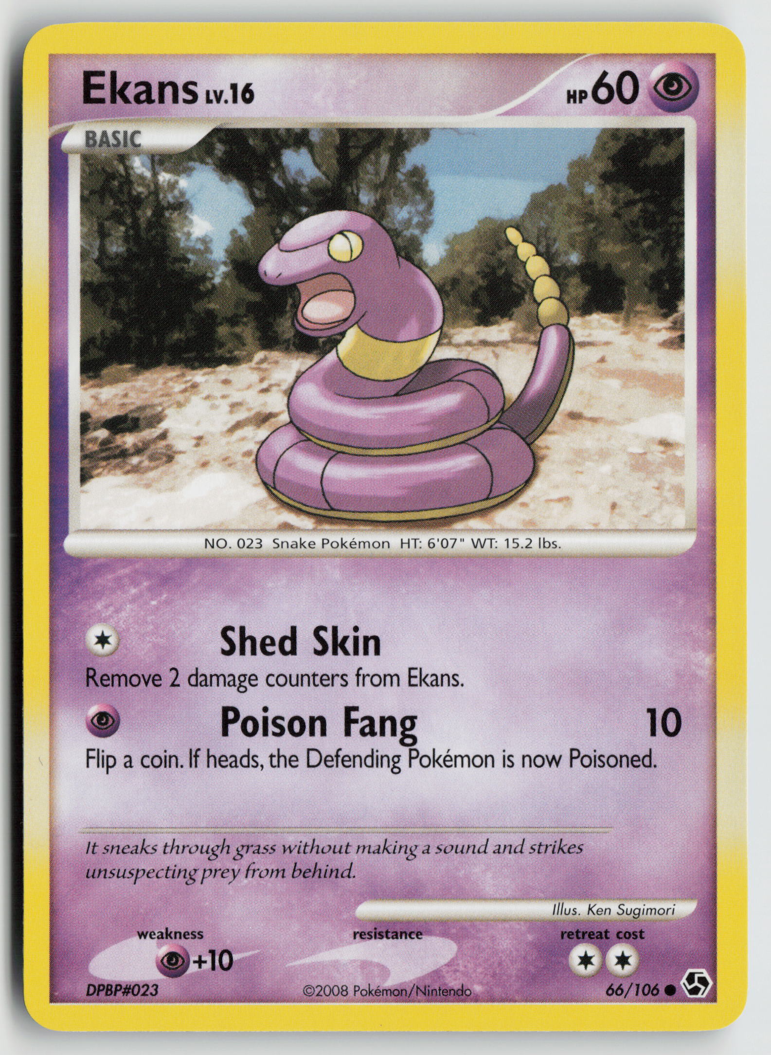 Ekans Common Great Encounters 66/106 NM